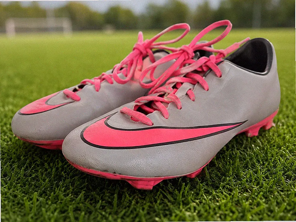 Nike Mercurial Veloce II FG Soccer Cleats Mens 6.5 Wolf Grey Hyper Pink 651618
