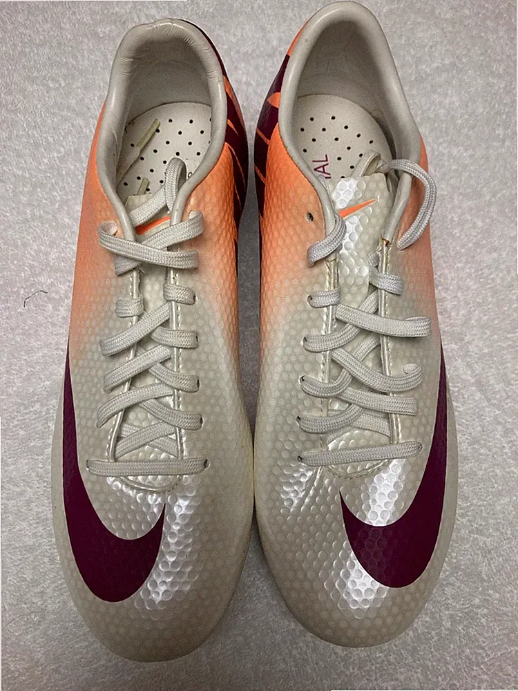 NIKE Mercurial Veloce (White/Maroon) Soccer Cleats Women's Size 6.5 (read desc.)