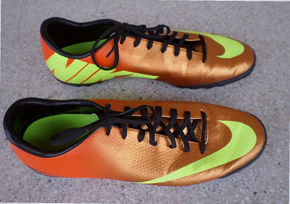 Nike Mercurial Victory IV TF Neymar Orange Turf Soccer Cleats. Men's 12