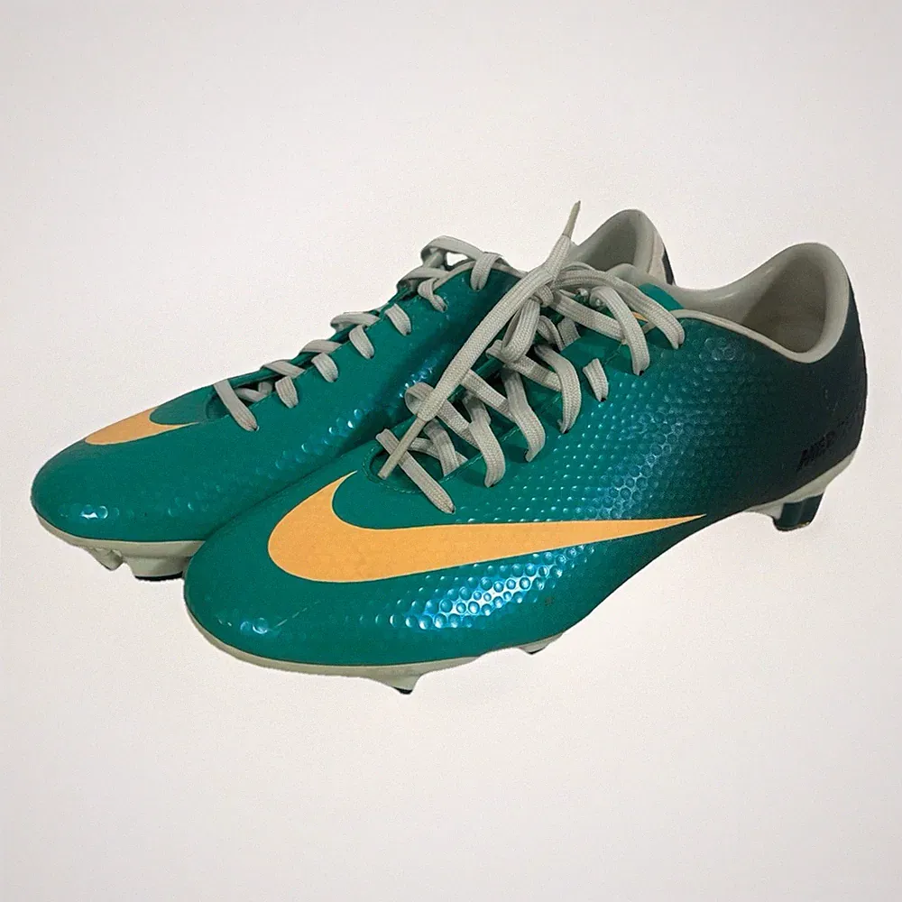 Nike Mercurial Victory Soccer Cleats Women’s 6.5 Teal Cleats 553632-333 FG