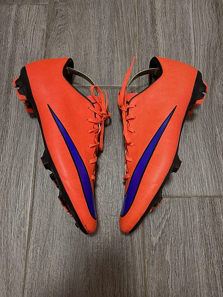 NIKE MERCURIAL VICTORY V FG RED SOCCER CLEATS FOOTBALL BOOTS US11.5 UK10.5 MENS