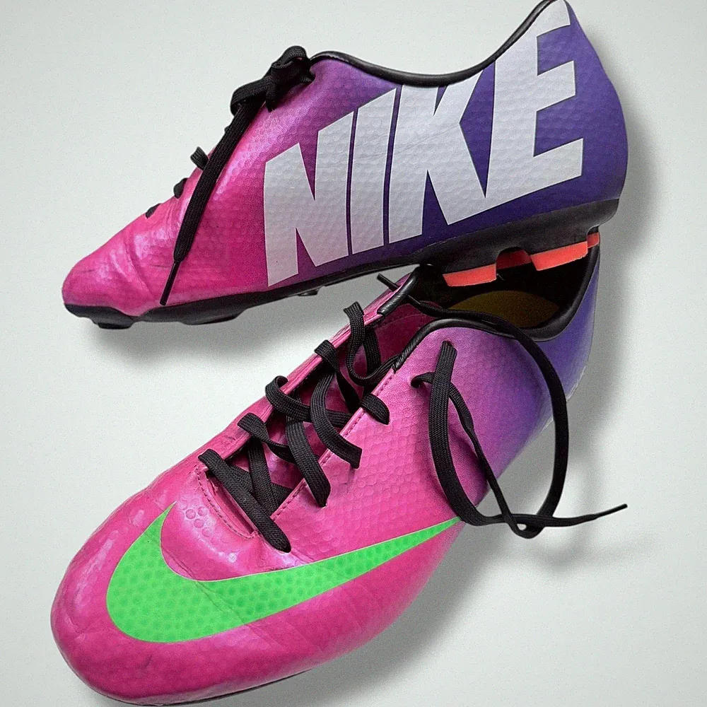 Nike Mercurial Victory VI Dynamic Fit FG Soccer Cleats Pink Purple Kids Youth 6Y
