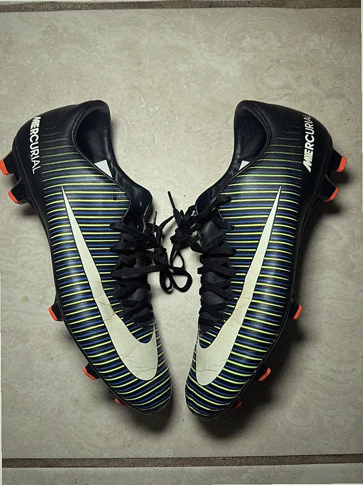 Nike Mercurial Victory VI FG 831964-03 Green Black Mens Soccer Cleats Size 8