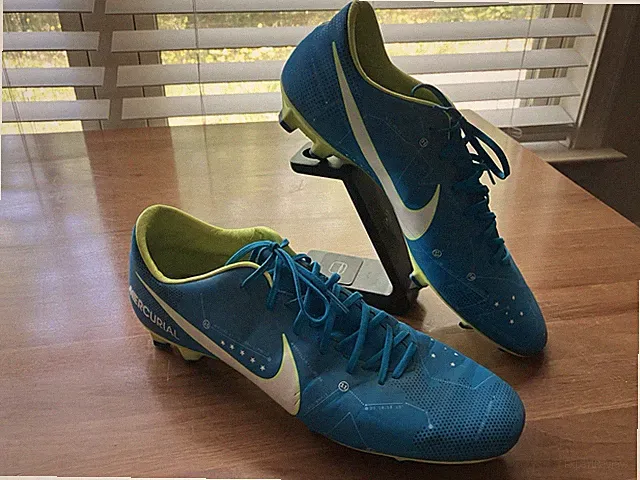 Nike Mercurial Victory VI NJR FG 921509-400 Blue Soccer Cleats US13 UK12
