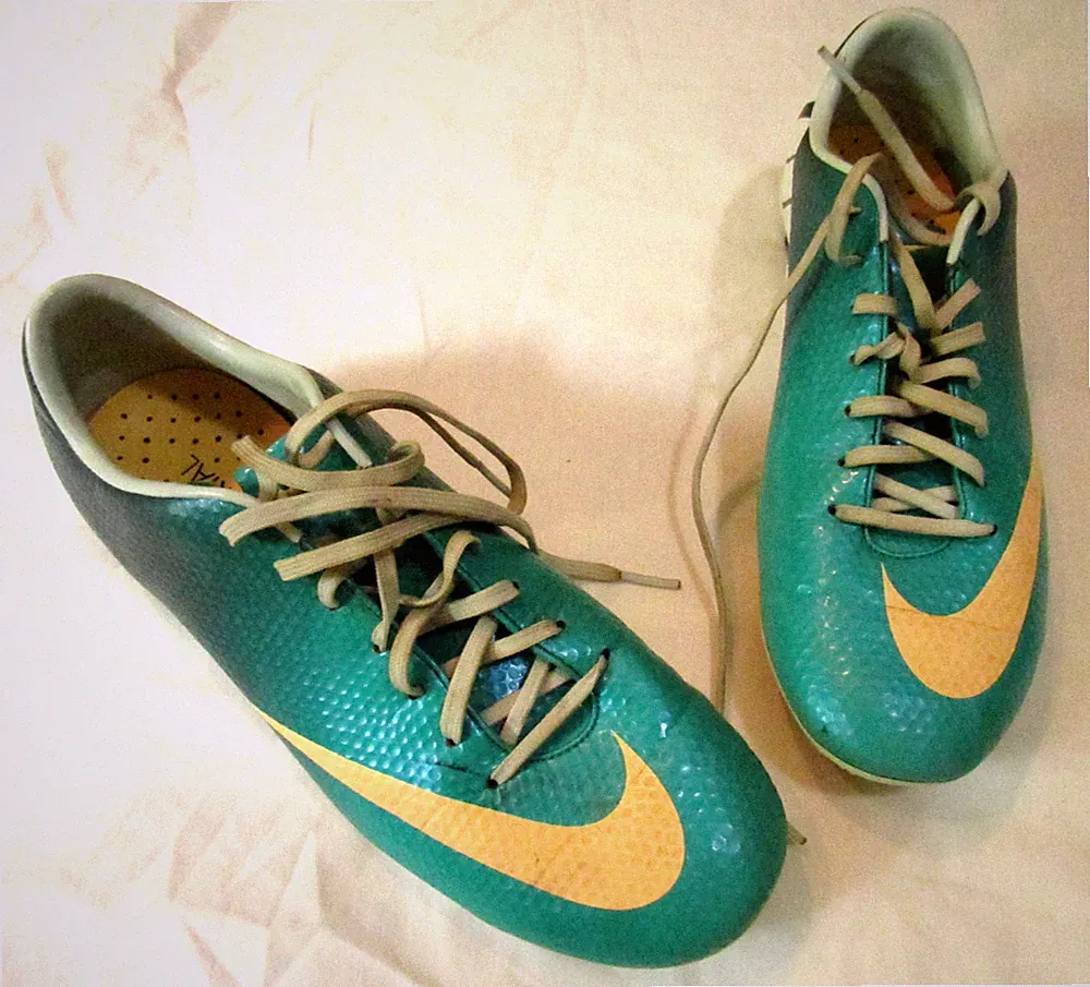 Nike Mercurial Victory womens size 8.5 soccer Shoes green cleats Teal 553632-333