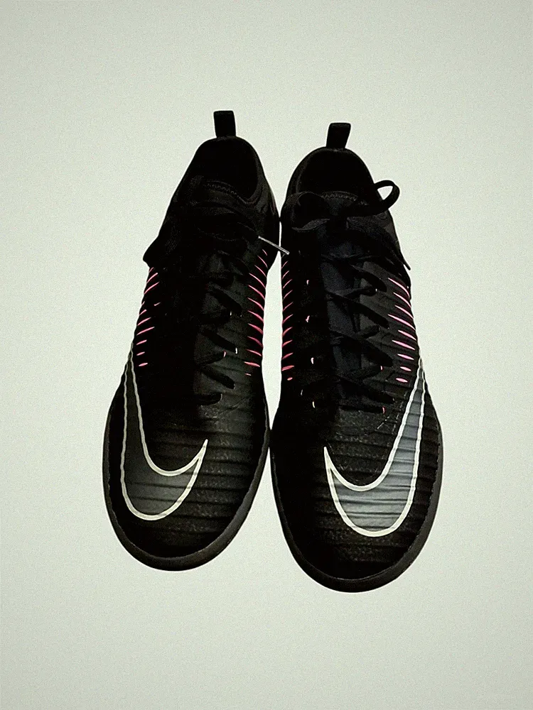 Nike Mercurial X Finale II IC 831975 006 Black Size US 12 Indoor Soccer Cleats