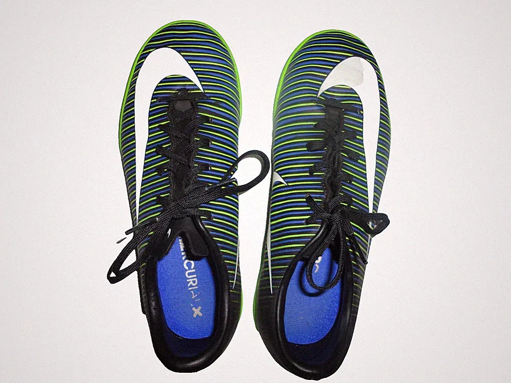 NIKE Mercurial X Indoor Soccer Cleats, Youth Size 6Y