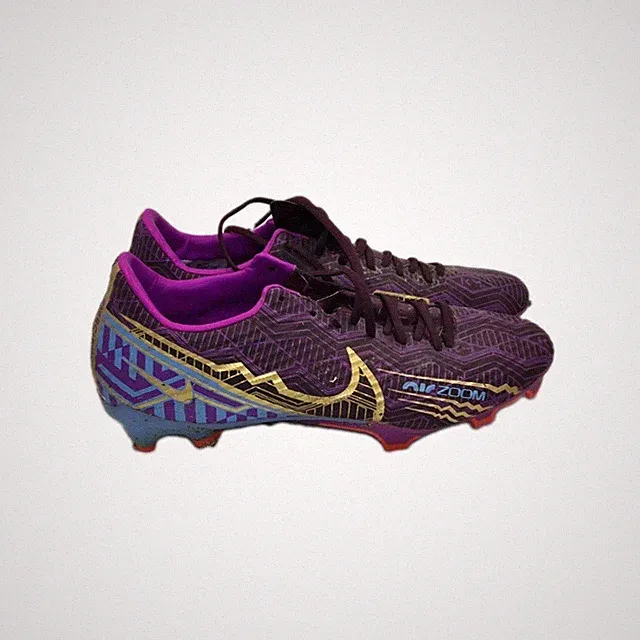Nike Mercurial Zoom Vapor Women's Size 5.5 Soccer Cleats Purple Gold