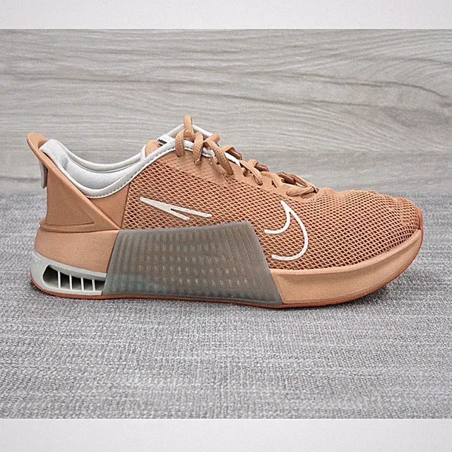 Nike Metcon 9 Pink Flyease Brown Power Lifting Sneakers CrossFit Women’s Sz 9.5