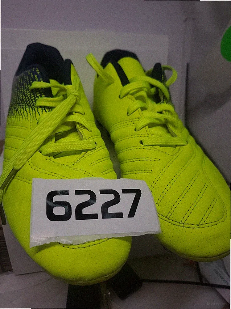 Nike Neon Yellow Soccer Cleats Kids US 6 EUR 38 FG Firm Ground Soccer Brooman