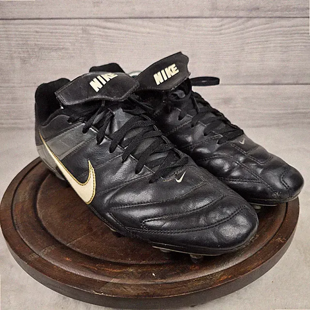 Nike Park II FG Y2K Men's Soccer Cleats Shoe Black 359613-017 Sz 10.5 Boots VTG