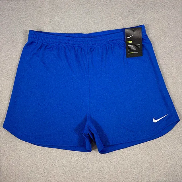 Nike Park II Womens Dri-FIT Shorts 898019-480 Royal Blue Size Large NEW