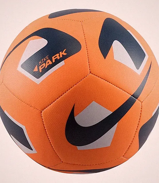 Nike Park Team 2.0 Soccer Ball Size 5 Total Orange White Thunder Blue FZ7551-803