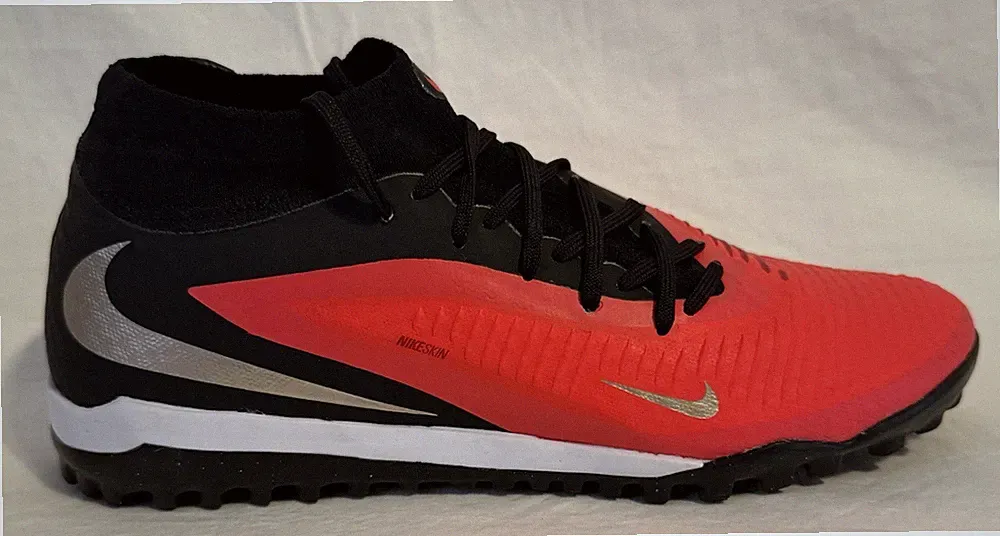 Nike Phantom 6 Academy High Turf Soccer Shoes Black/Red HQ2277-600 Men’s Sz: 8.5