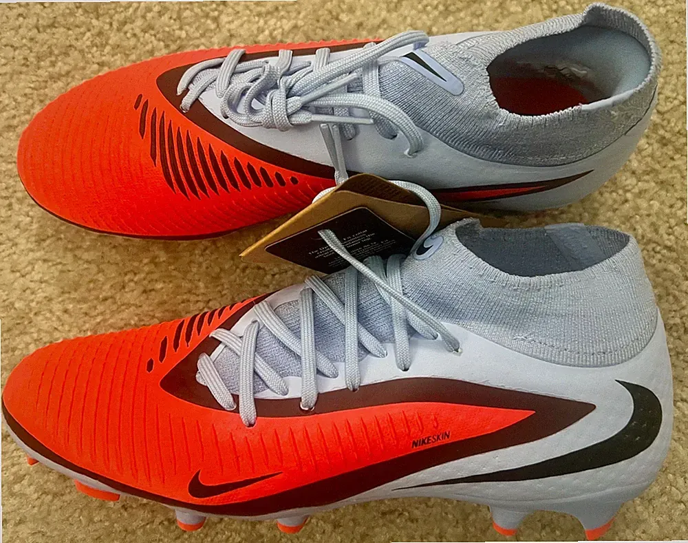 NIKE PHANTOM 6 HIGH ACADEMY FG/MG Soccer Cleats Royal Tint MENS SZ 7 NEW