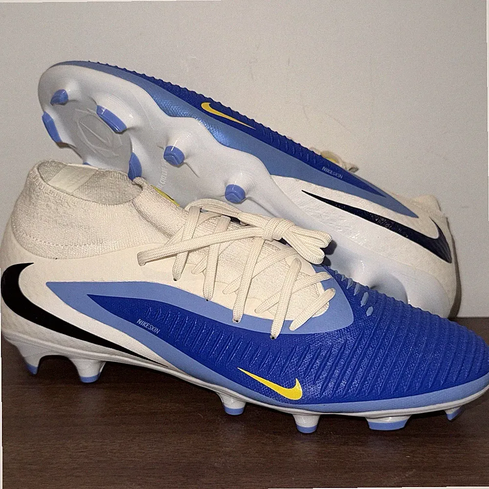 Nike Phantom 6 High Academy LV8 Blue Soccer Cleats Boots HQ2279-400 Men’s Size 8