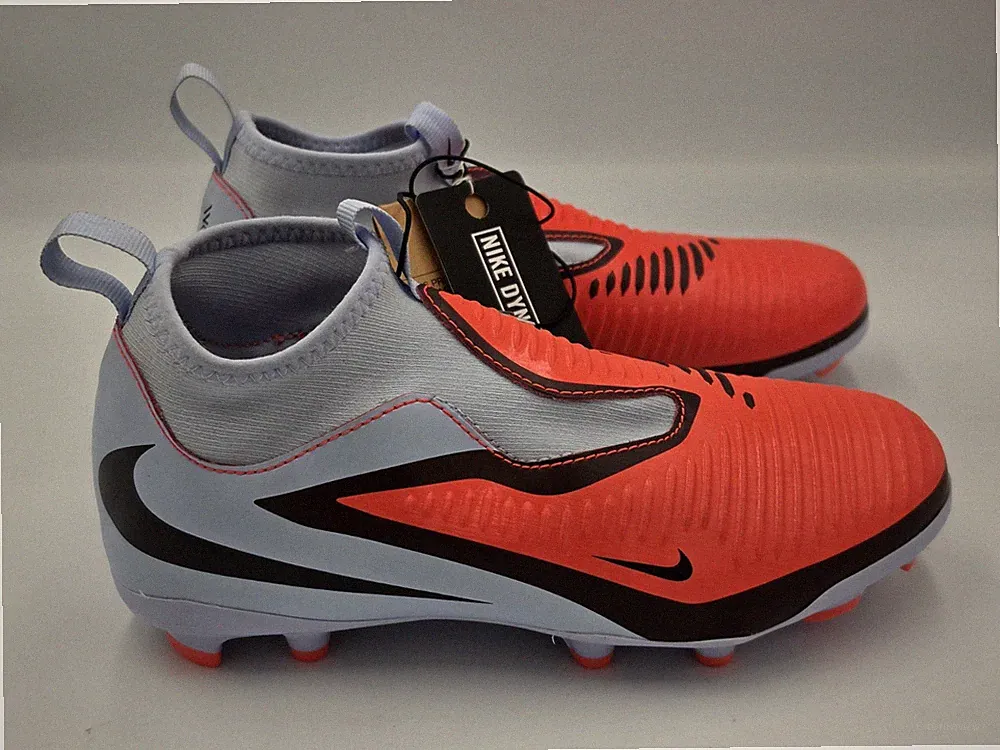 Nike Phantom 6 High Academy MG Laceless Soccer Cleats Size 2Y Youth HQ2042-400