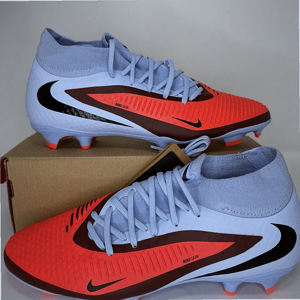 Nike Phantom 6 High Academy Multi-Ground Soccer Cleats Size 8.5 HQ2278-400 NEW