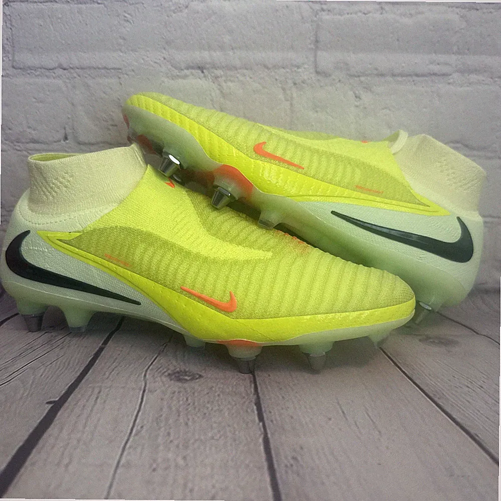 Nike Phantom 6 High Elite AG Soccer Cleats Limelight Men’s Size 6.5, Women’s 8