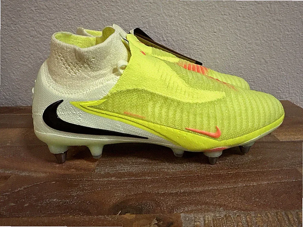 Nike Phantom 6 High Elite AG Soccer Cleats Yellow IM4130-800 Men Sz 5/Wmns 6.5