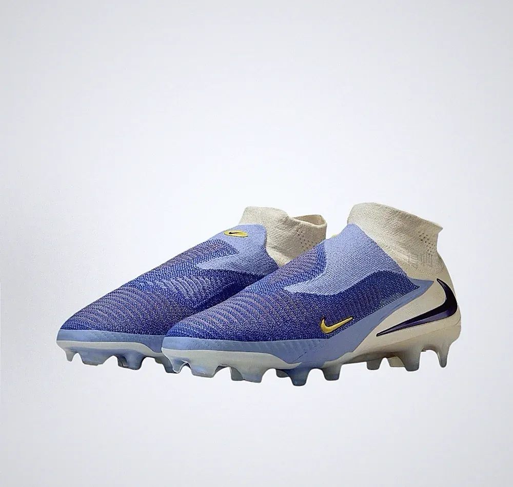 Nike Phantom 6 High Elite FG Cream Blue Soccer Cleats Men Sizes HQ2328-400