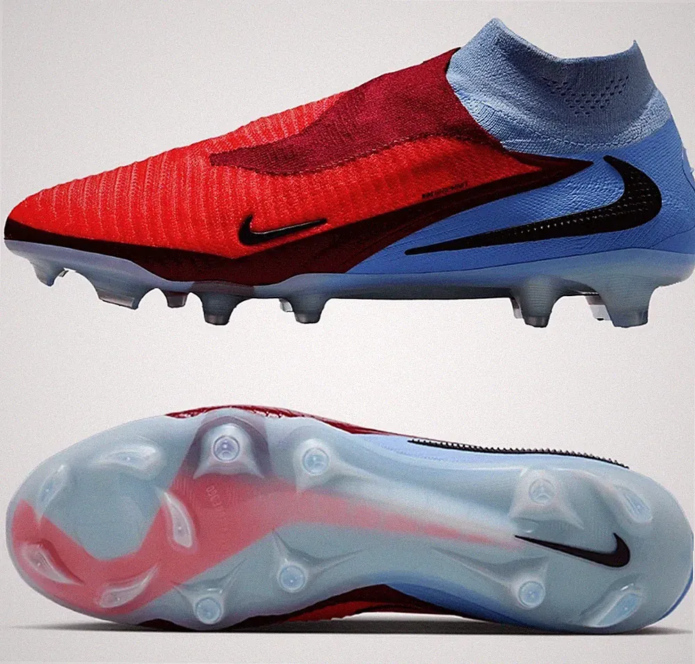 Nike Phantom 6 High ELITE FG Soccer Cleats Crimson HJ2147-400 Mens Size 5