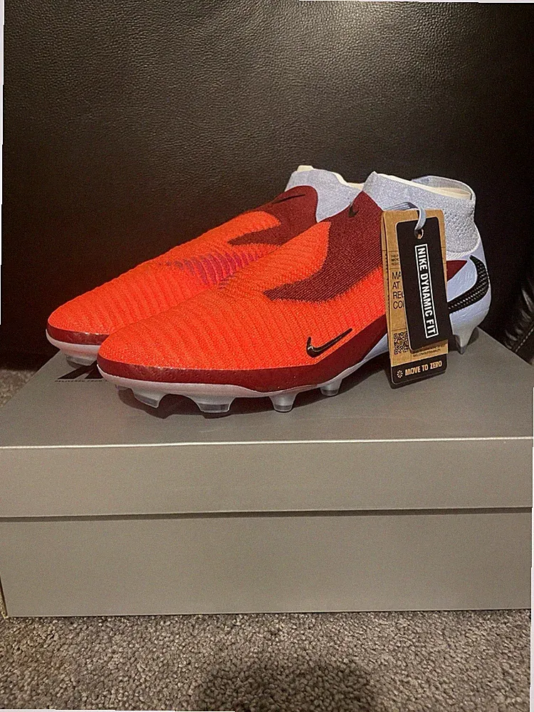 Nike Phantom 6 High Elite FG Soccer Cleats Red Men's US 11 Style HJ2147-400