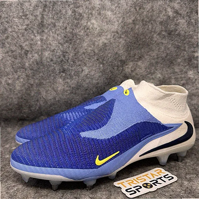 Nike Phantom 6 High Elite SG Pro Soccer Cleat Mens Size 11.5 Racer Blue Bosnia