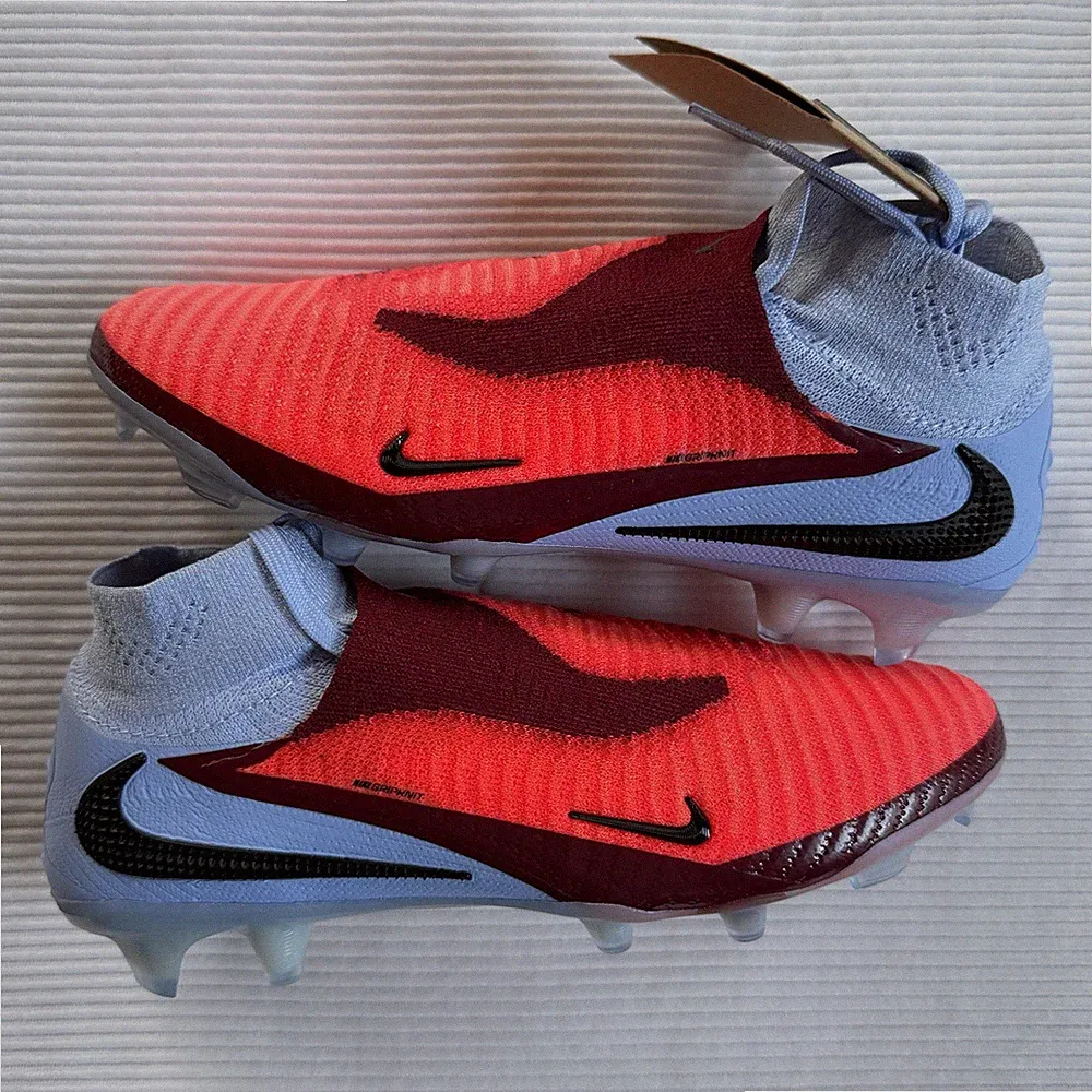 Nike Phantom 6 High Pro FG Red Soccer Cleats Red HQ2311-400 Men's Size 6