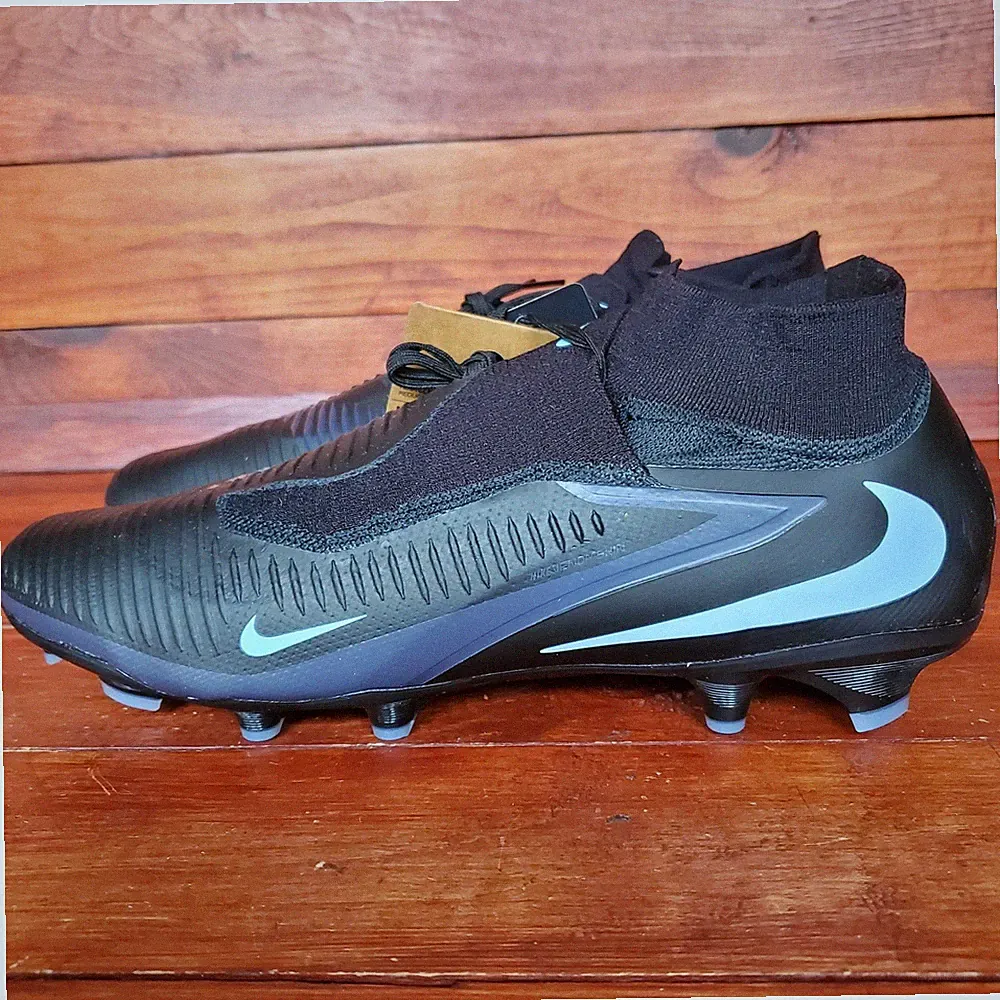 Nike Phantom 6 High Pro FG Soccer Cleats Men 10 Black Shadow Pack HQ2311-003 New