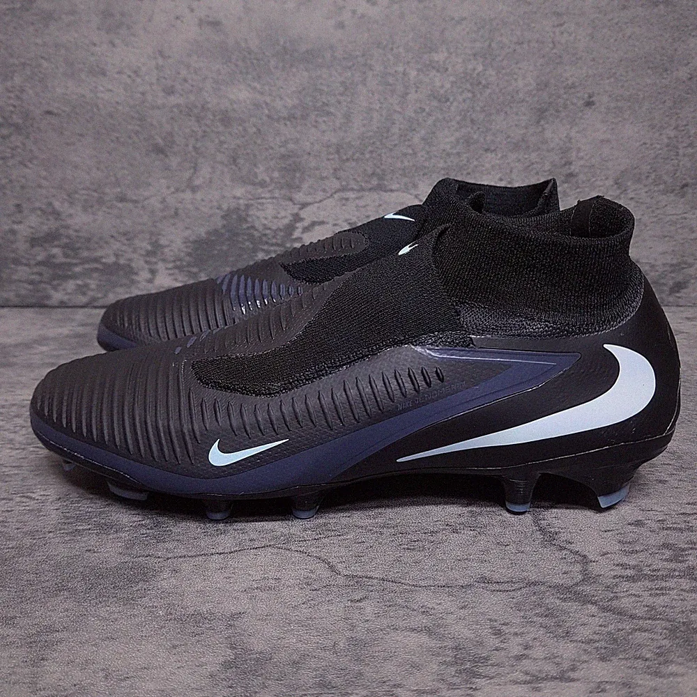 NIKE Phantom 6 High Pro FG Soccer Cleats Mens 6 Womens 7.5 Shadow Pack Black