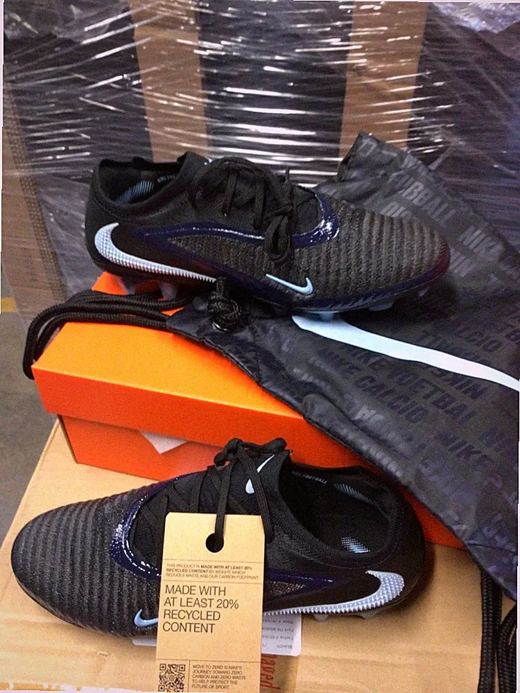 NIKE Phantom 6 Low Elite FG Soccer Shoes Men's Size 8.5 Black HJ2146 003 NEW Box