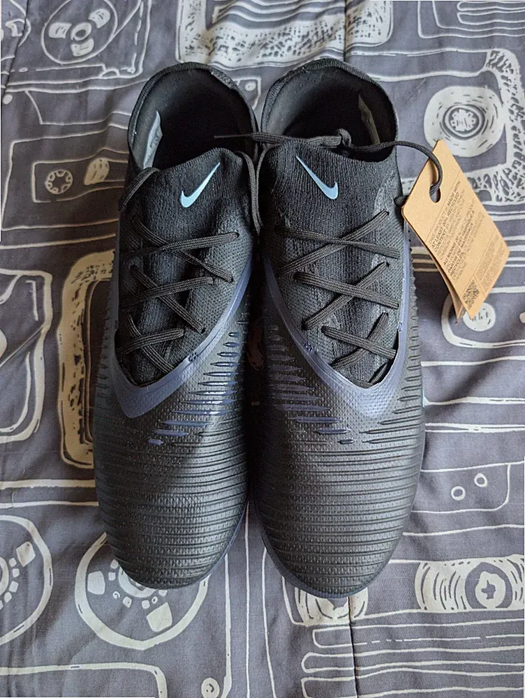 Nike Phantom 6 Low Pro FG Soccer Cleats Black Shadow HJ4122-003 Mens Sz 12.5