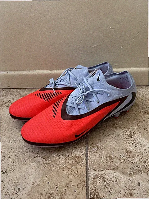 Nike Phantom 6 Low Pro FG Soccer Cleats Men's Size 13 Blue Red HJ4122-400