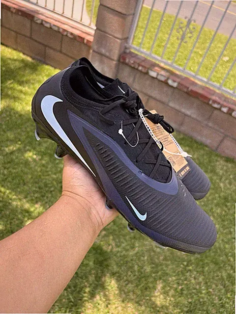 Nike Phantom 6 Low Pro FG Soccer Cleats Mens Sz 12.5 Black Shadow HJ4122-003