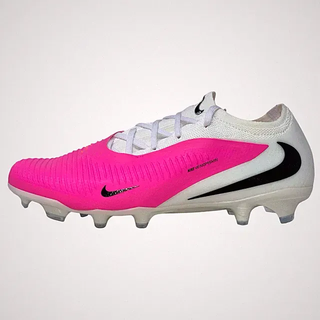 Nike Phantom 6 Low Pro FG White Pink Soccer Cleats, Size 6 / 7.5W IQ1886-900