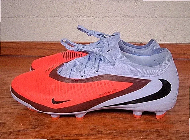 Nike Phantom 6 Low Pro MG Red Blue Soccer Cleats HM9204-400 Youth Size 5.5