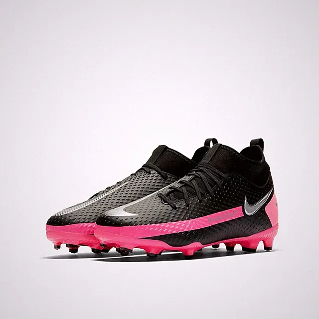Nike Phantom GT Academy FG MG Black & Pink Sz 13 Soccer Cleats CW6667 006 NEW