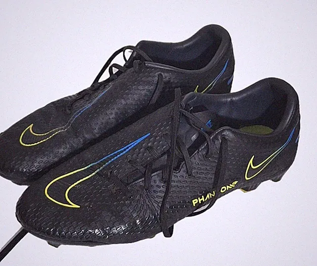 Nike Phantom GT Pro FG Mens Black Cyber Sz6 CK8451-090 Neon Swish Cleats