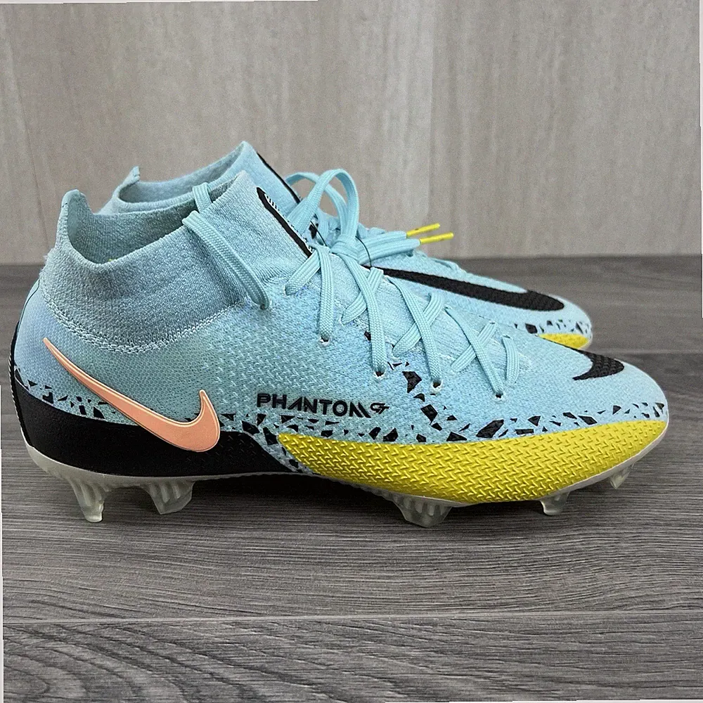 Nike Phantom GT2 Elite DF FG 6 Mens Sz 7.5 Womens Lucent Glacier Soccer Cleats