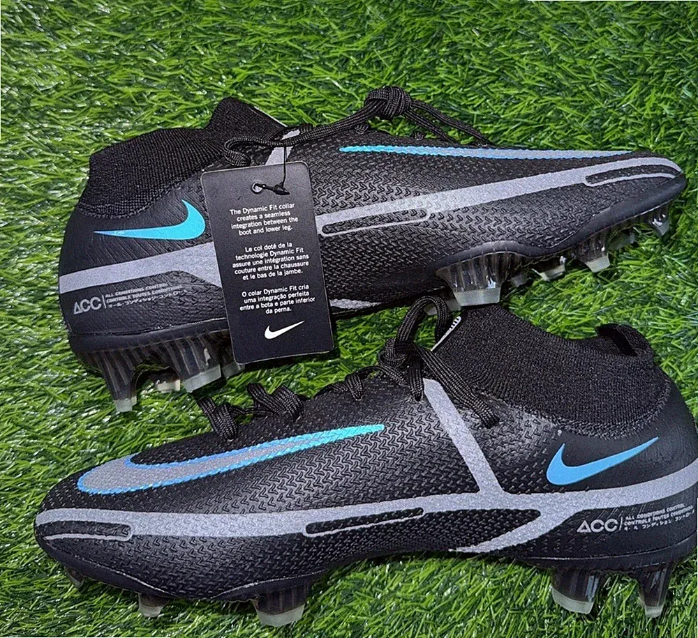 Nike Phantom GT2 Elite DF FG Soccer Cleats Black CZ9889-004 Men’s Size 7 US