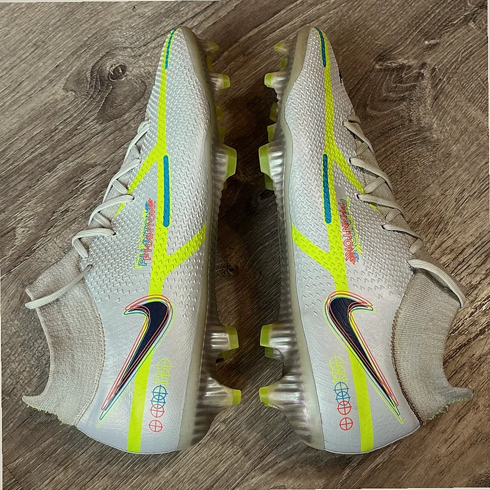 Nike Phantom GT2 Elite DF FG Soccer Cleats Glacier Ice CZ9889-054 Mens 11