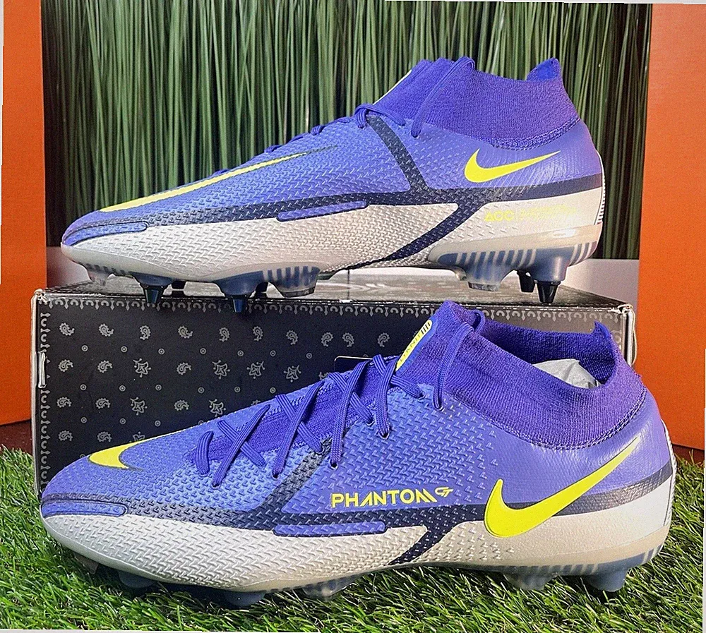 Nike Phantom GT2 Elite NBY DF SG-Pro ACC Anti Clog Mens Soccer Cleats Size 13
