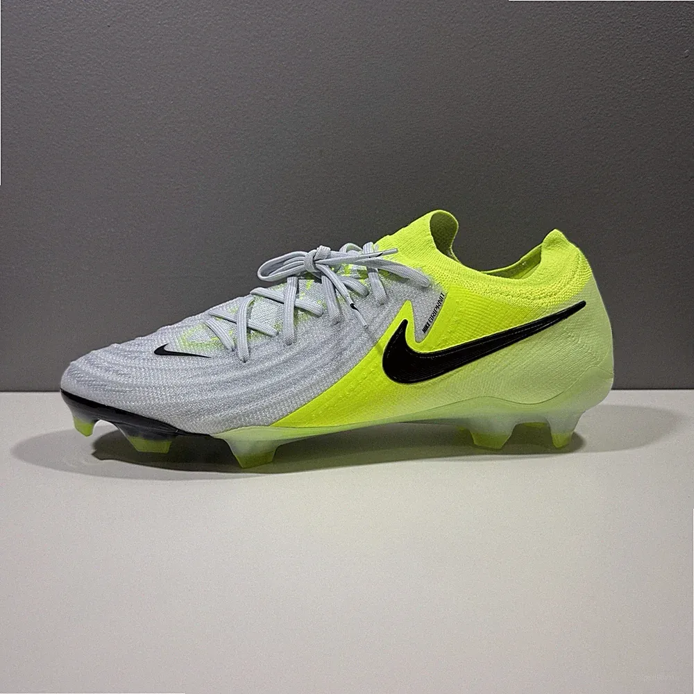 Nike Phantom GX 2 Elite FG Silver Volt NWT $260 Retail Soccer Cleats FJ2559-003