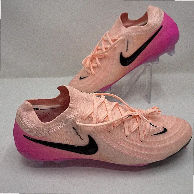 Nike Phantom GX 2 Elite FG Soccer Cleats Crimson Pink FJ2559-800 Men’s Size 7.5