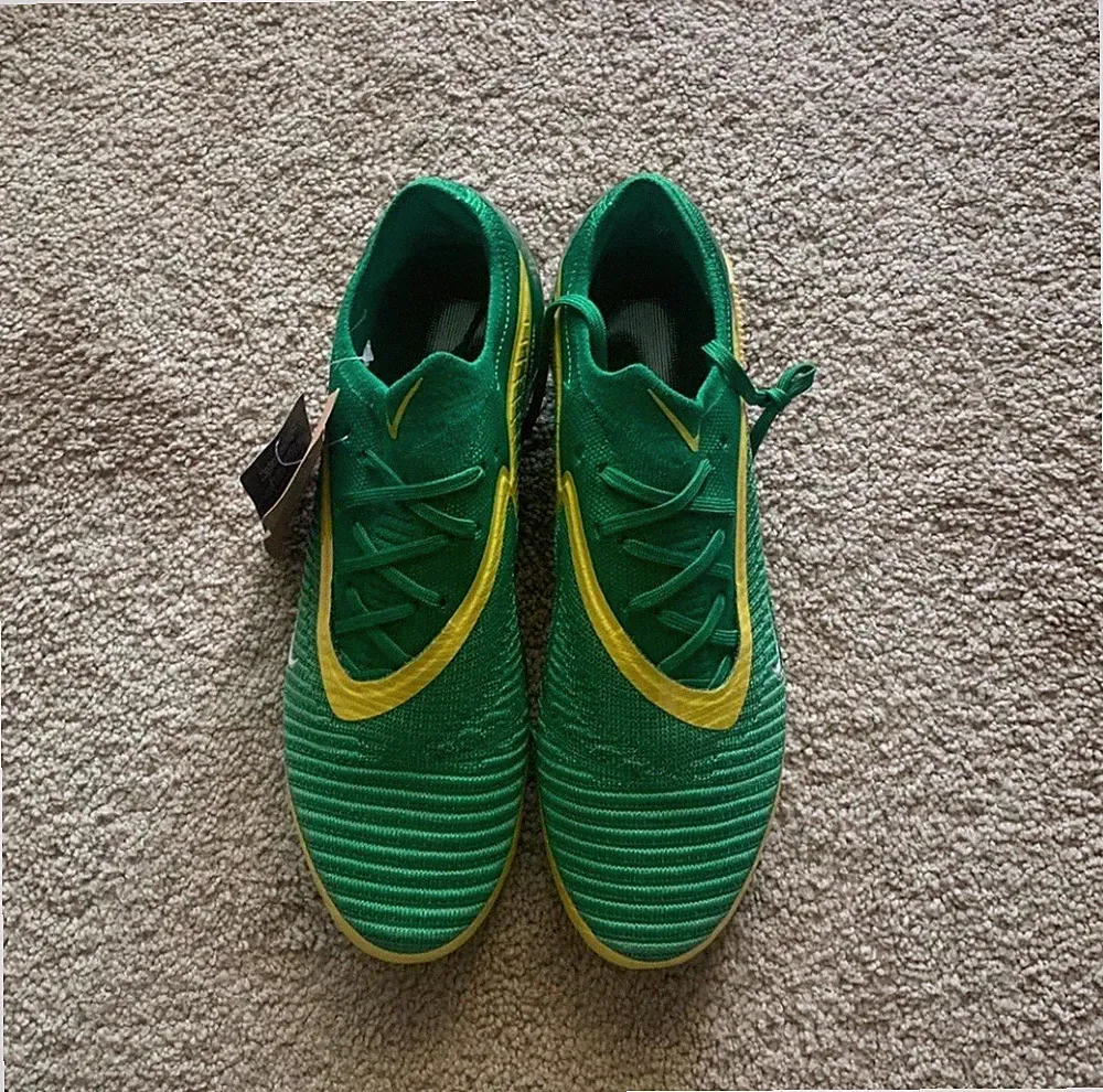 Nike Phantom GX 2 Elite FG Soccer Cleats - Gorge Green/Volt Size 11