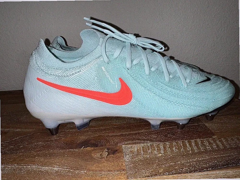 Nike Phantom GX 2 Elite FG Soccer Cleats Mint Blue HF4365-300 Men Size 8.5
