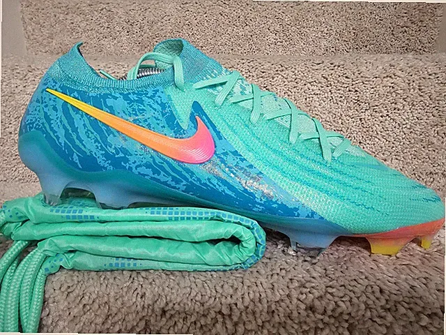 Nike Phantom GX 2 Elite LV8 FG Soccer Cleats Vortex Pack FJ2560-300 Sz 12.5 RARE
