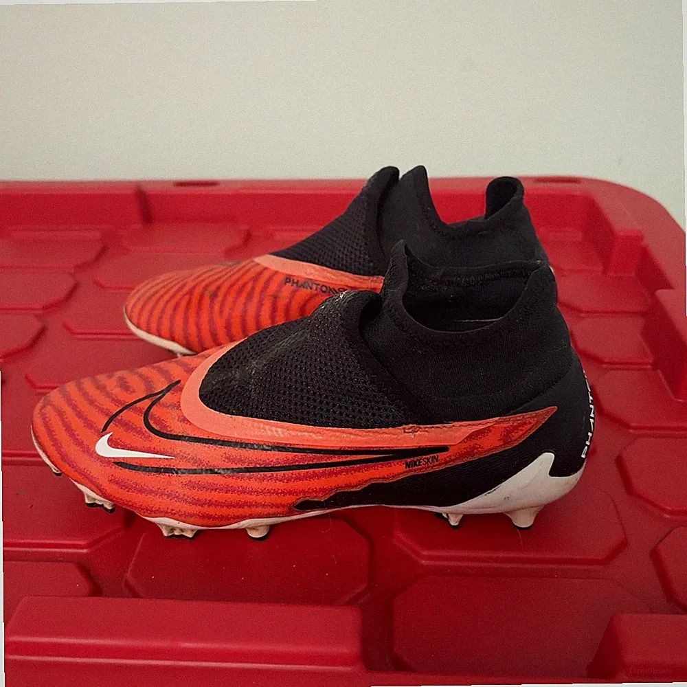 NIKE Phantom GX Academy DF B Crimson Black FG Cleats Mens Boys Girls Sz 6.5