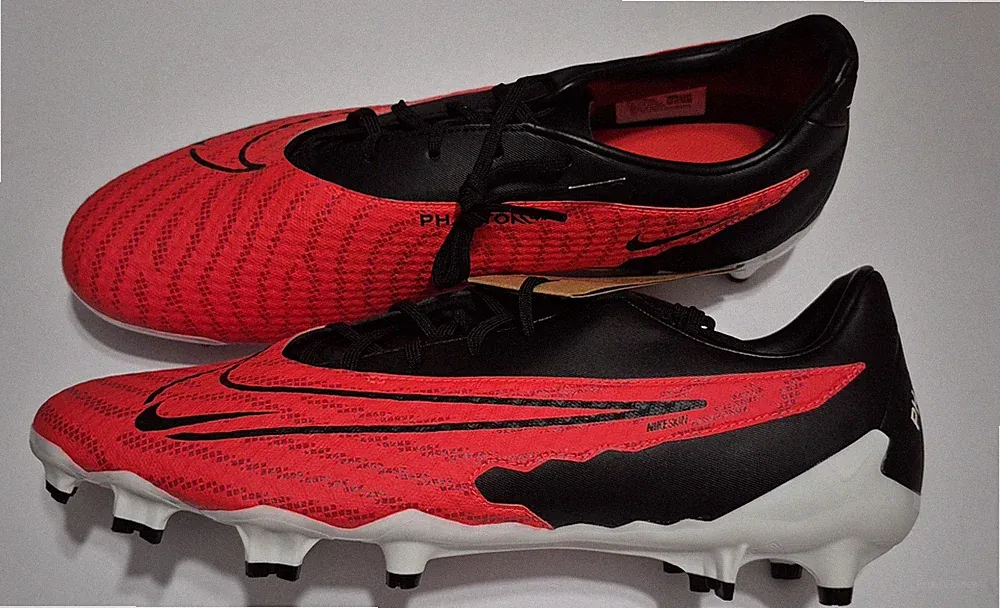 Nike Phantom GX Academy Multi-Ground Soccer Cleats Black Red DD9473-600 Mens 12